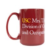 USC Trojans Shield Mrs T.H. Chan Occupational Therapy Mug